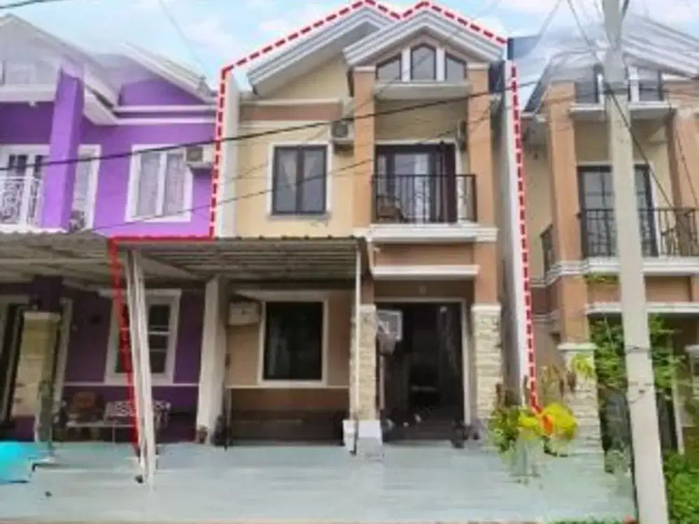 Dijual rumah hunian Cluster 2 lantai via lelang