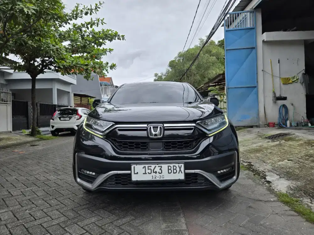 Honda CRV prestige turbo 1.5 cvt sensing hitam 2021
