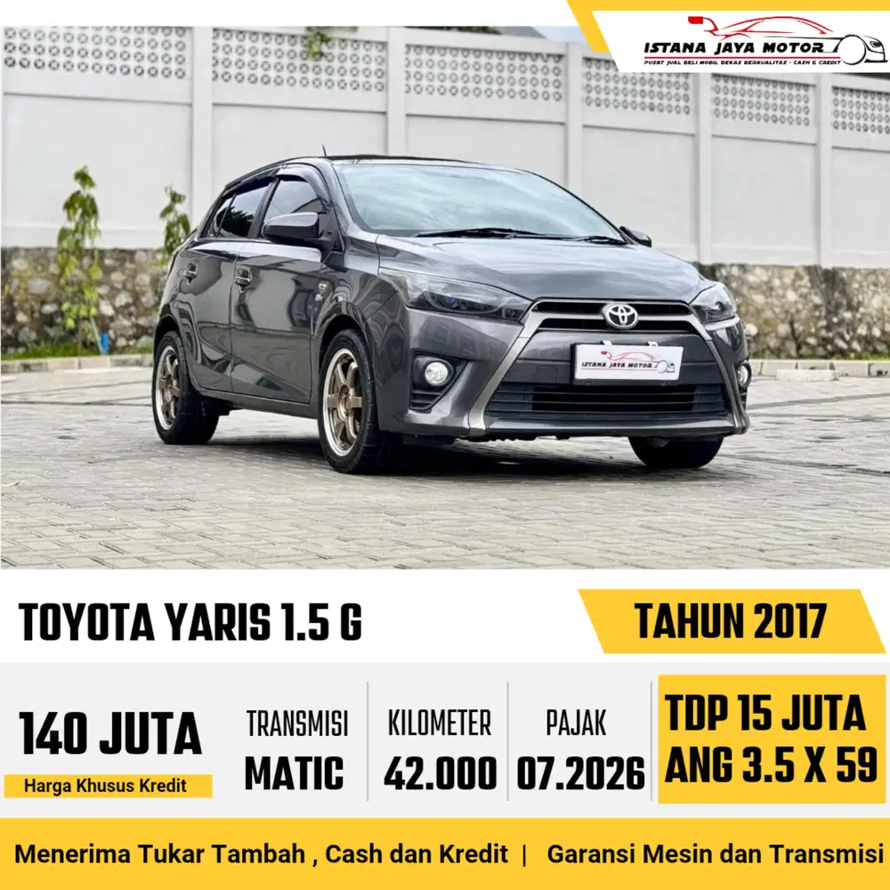 TOYOTA YARIS 1.5 G CVT 2017