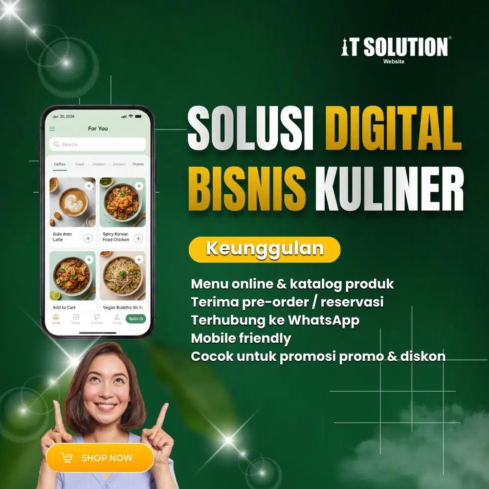 Solusi Digital Bisnis Kuliner Full Fitur