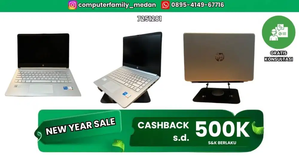 HP 14S-DQ5227TU GEN 12 INTEL CORE I5 SSD 512/8GB LIKE NEW