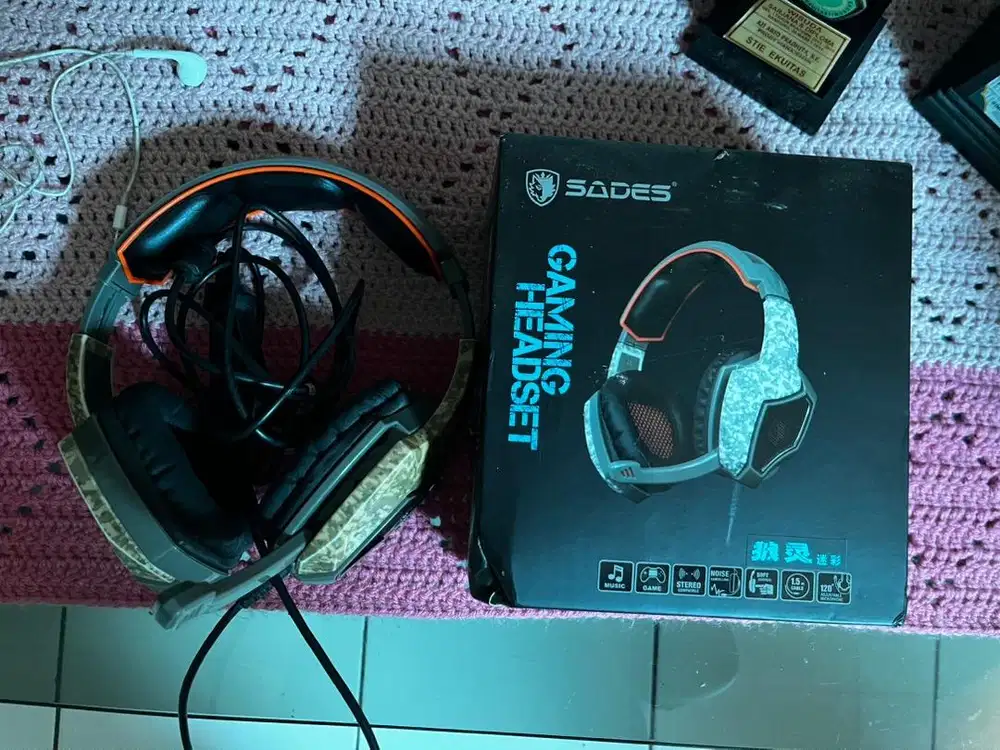 HEADSET GAMING SADES SPIRIT WOLF 7.1