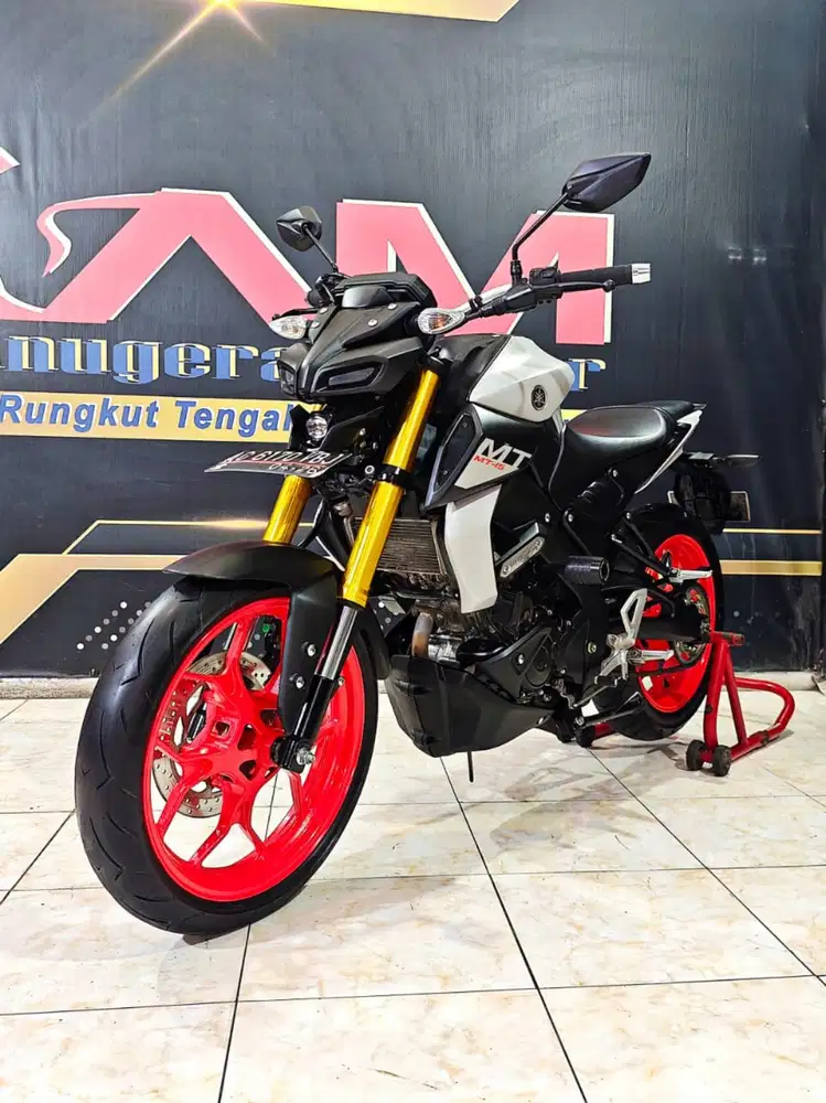 Yamaha MT 15 REG 2021 Odo 14rb siap pakai anugerah motor rungkut