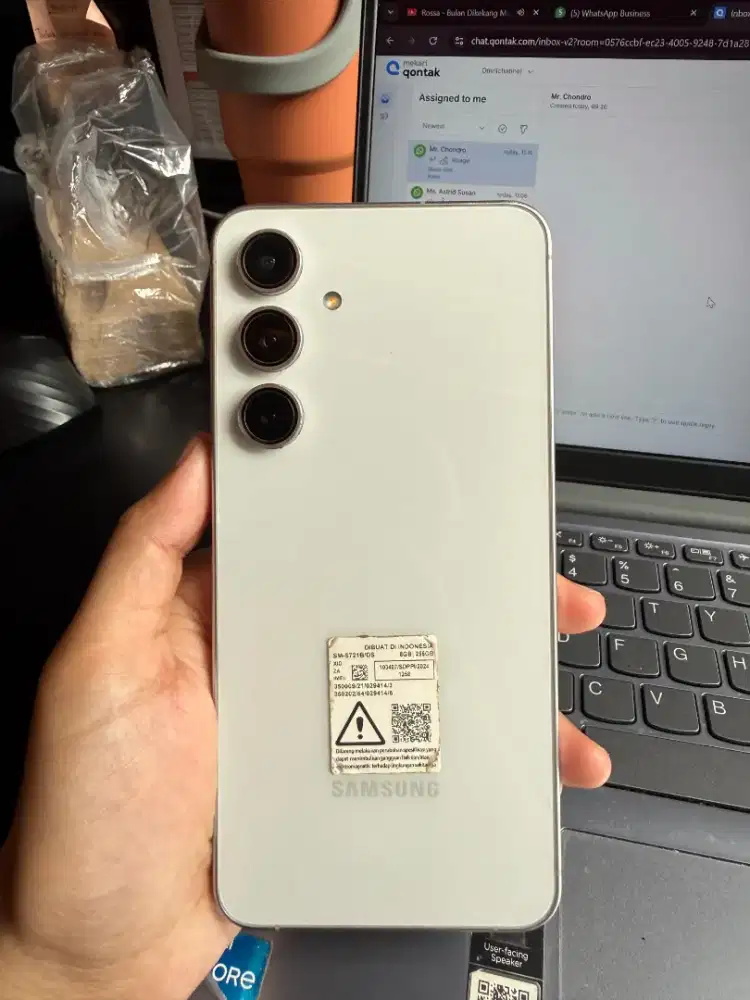 Samsung S24 FE Putih 8/256