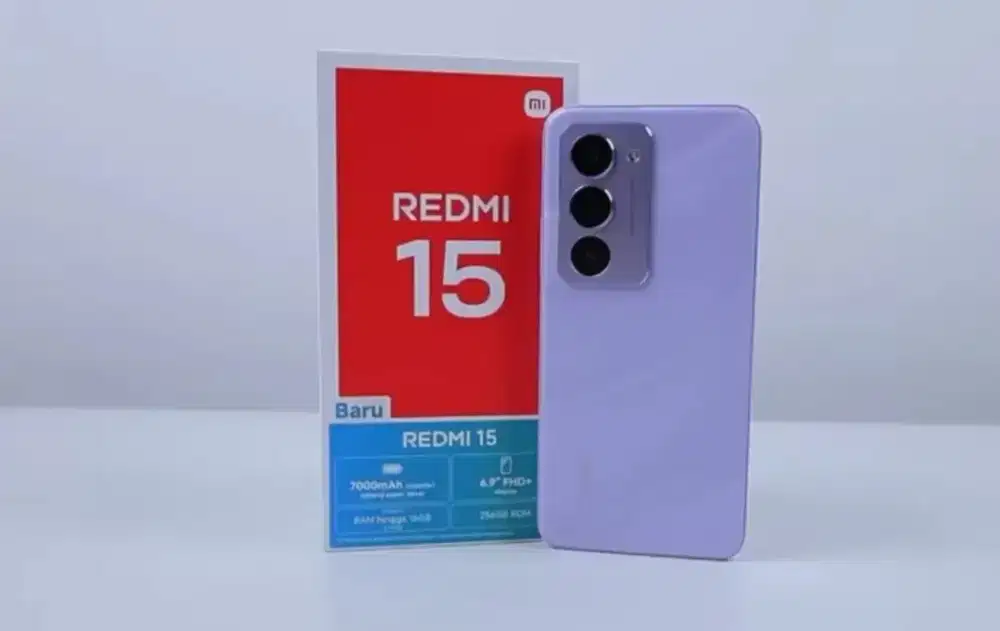 Redmi 15 RAM 8GB/256GB Bergaransi Resmi