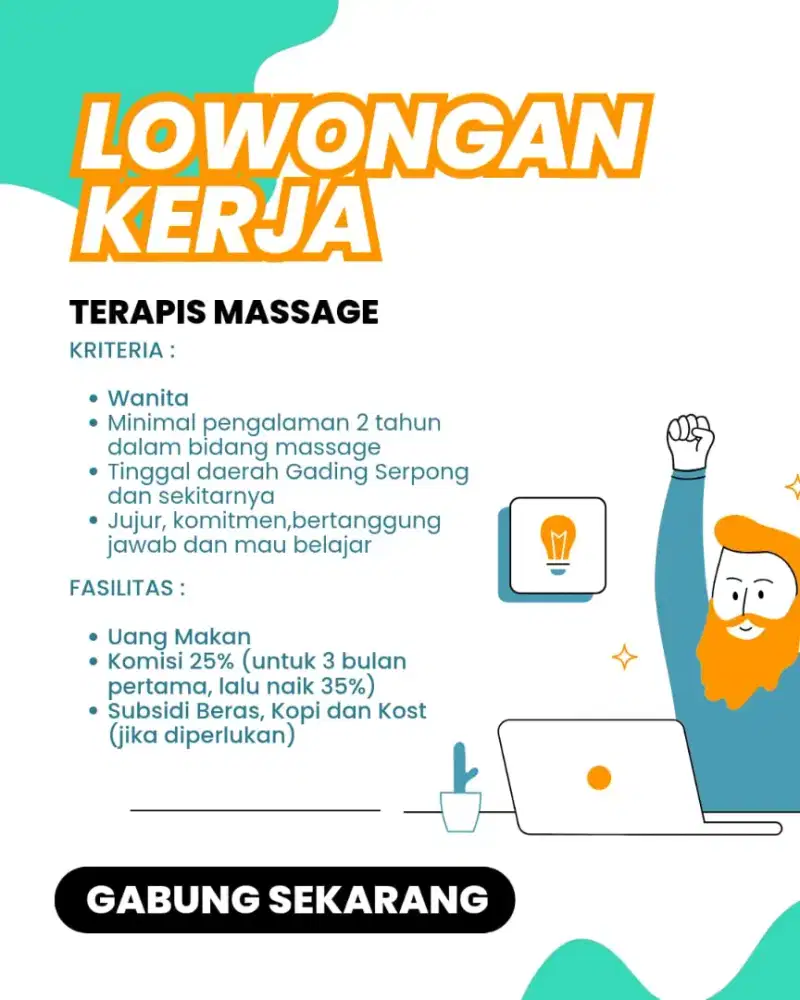 Dibutuhkan terapis refleksi wanita