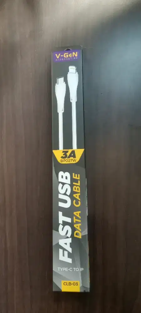 Kabel Data Charging V-GeN CLB-03 Type C to iP 3A 1M