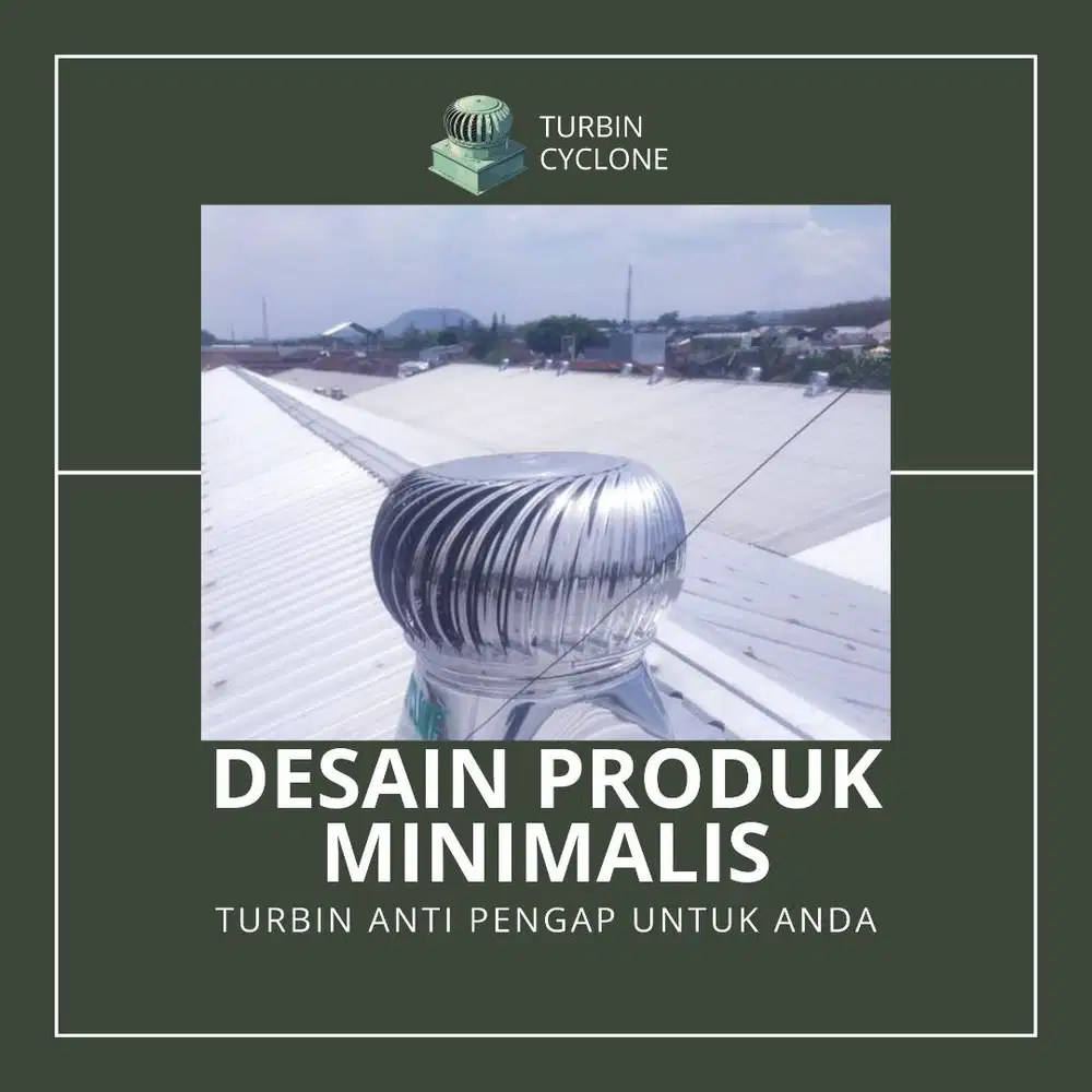 JUAL TURBIN VENTILATOR PROBOLINGGO MERK CYCLONE