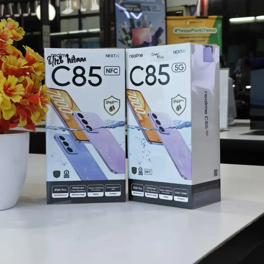 promo murah setiap pembelian Hp realme C85 dapat free tumblr