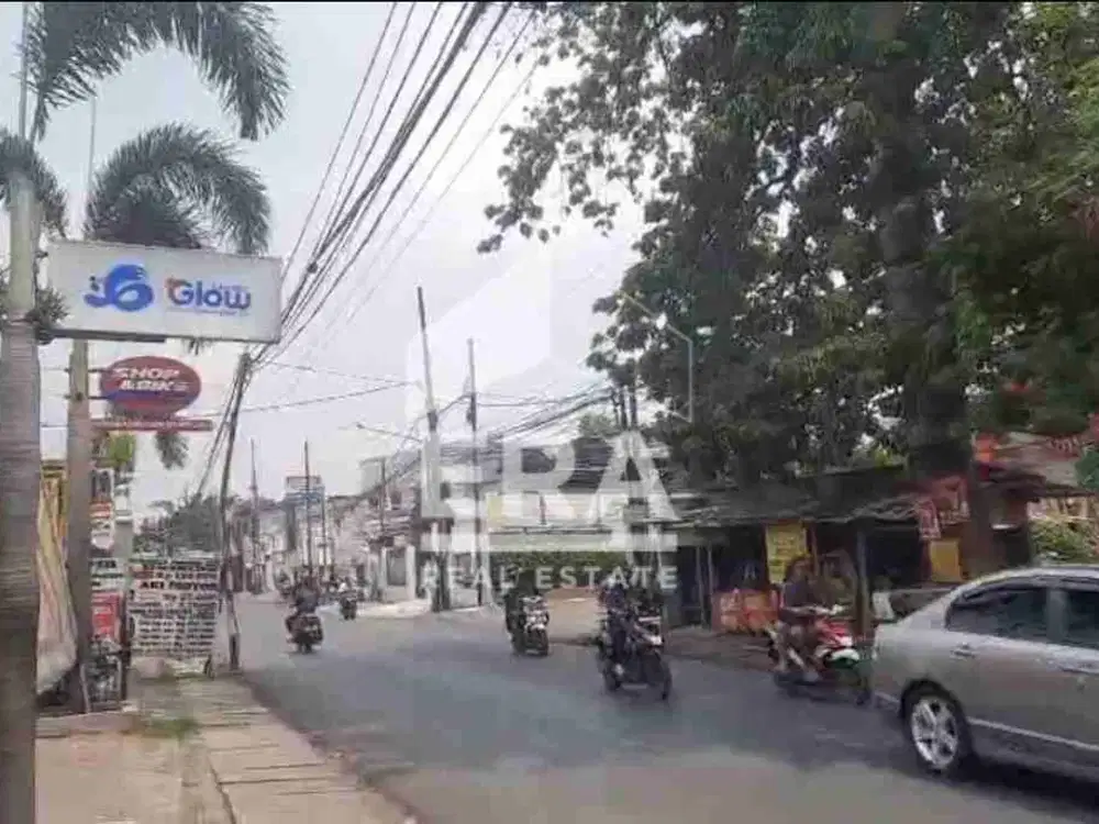 tanah disewakan di Kemang pratama pinggir jalan raya