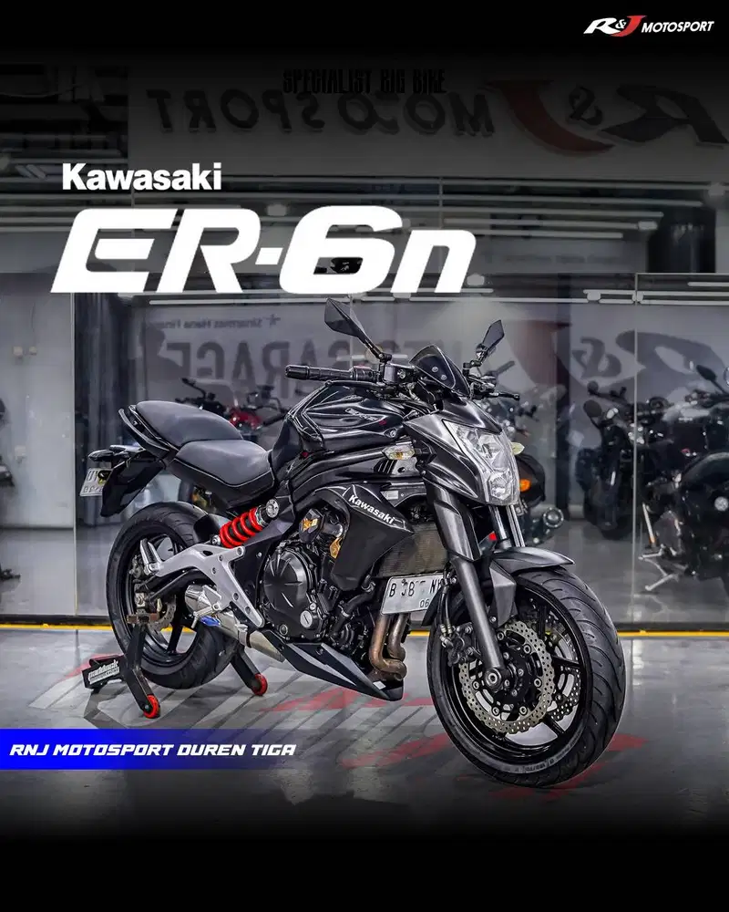 Kawasaki ER6N ER6 Ninja 650 Knalpot Termignoni Nik 2012 Km 31.000an