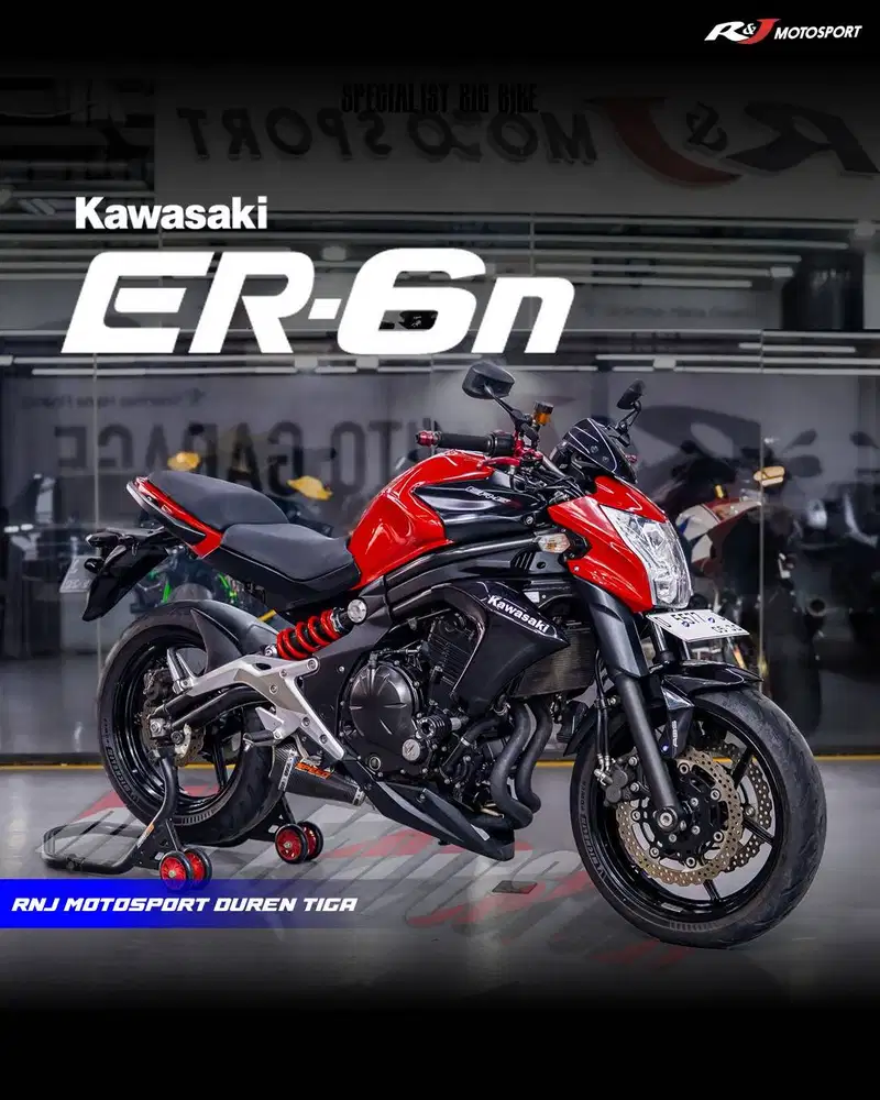 Kawasaki ER6N ER6 Ninja 650 Nik 2012 Km 27.000an Full Paper