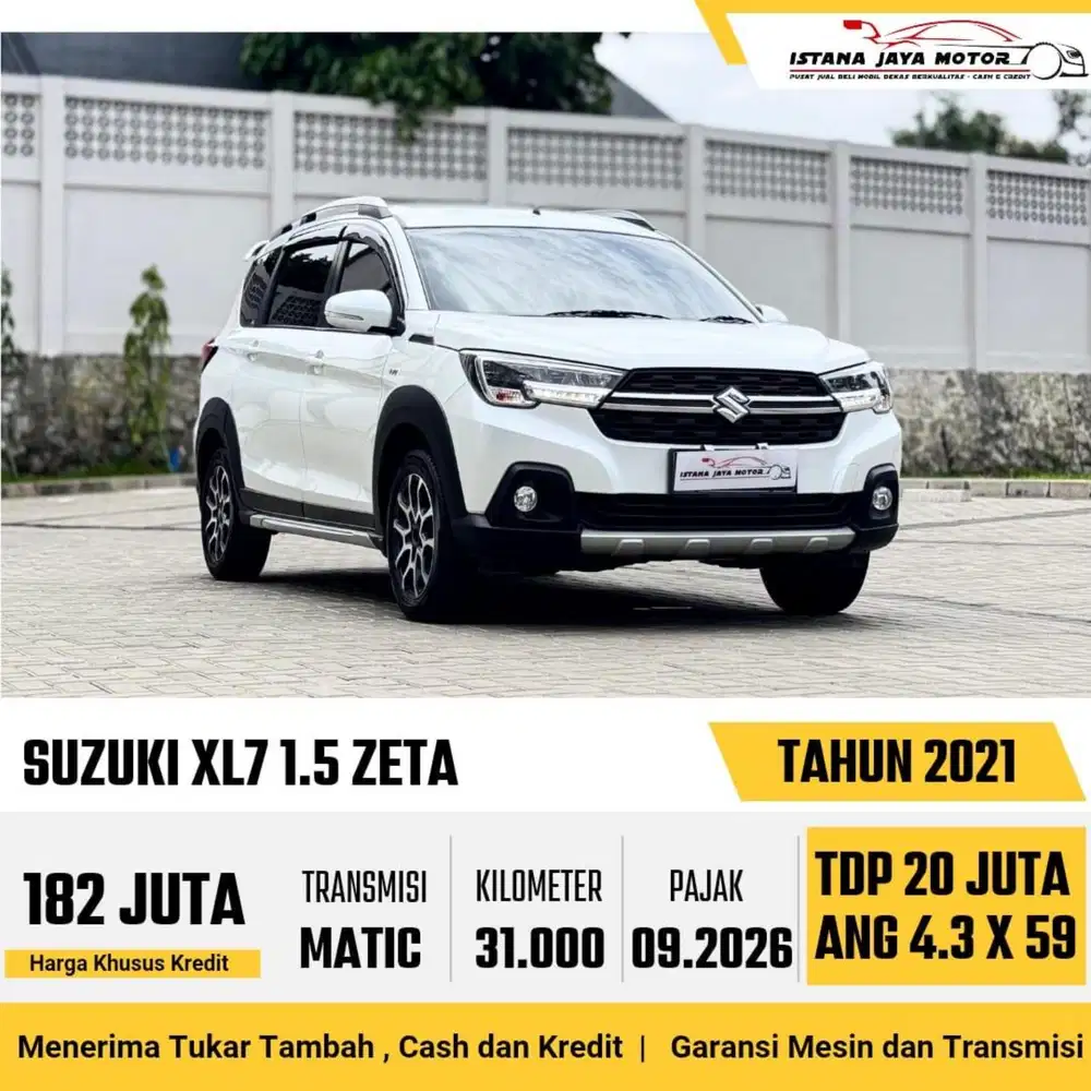 Suzuki XL7 Zeta AT th 2021 #istana jaya motor