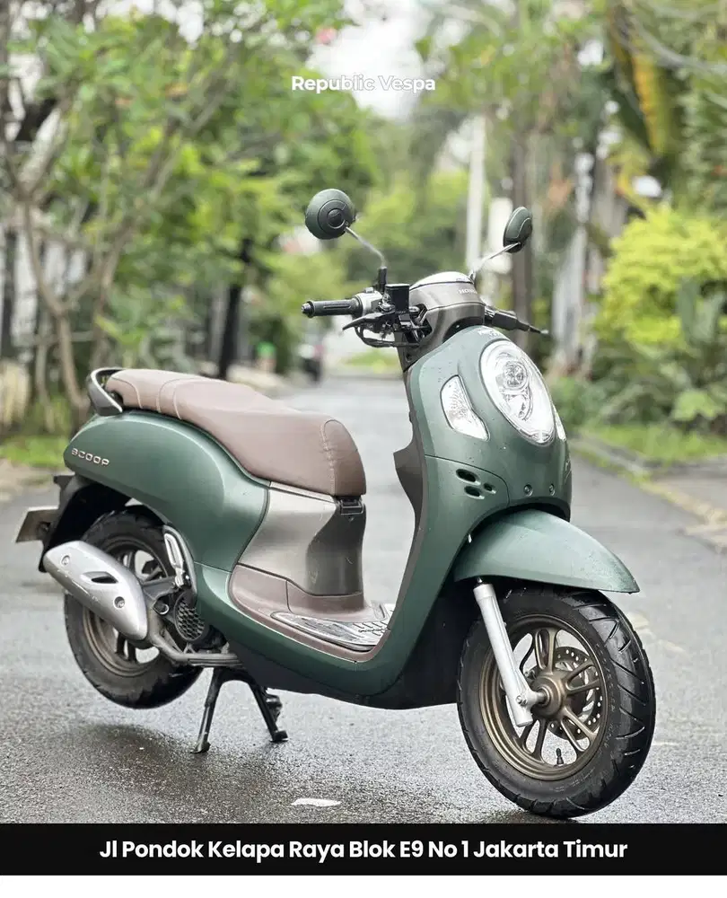 TERMURAH HONDA SCOOPY PRESTIGE 110 CC TH 2023 WARNA GREEN DOVE