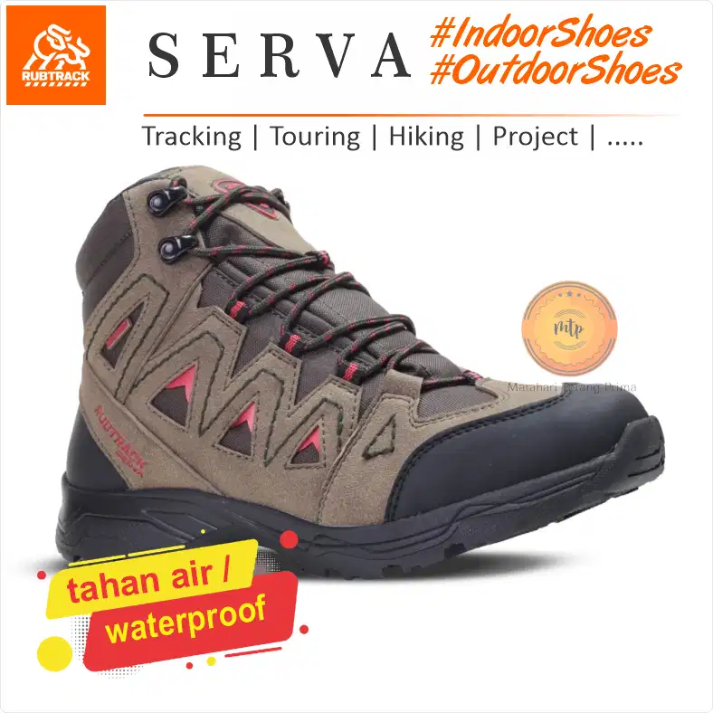 RUBTRACK SERVA WP Waterproof / Anti Air Sepatu Gunung Hiking Touring O