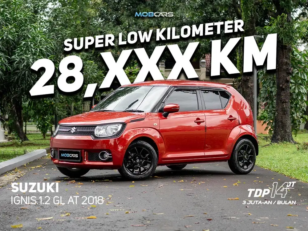 KM LOW IGNIS GL AT 2018 Suzuki City Car Automatic