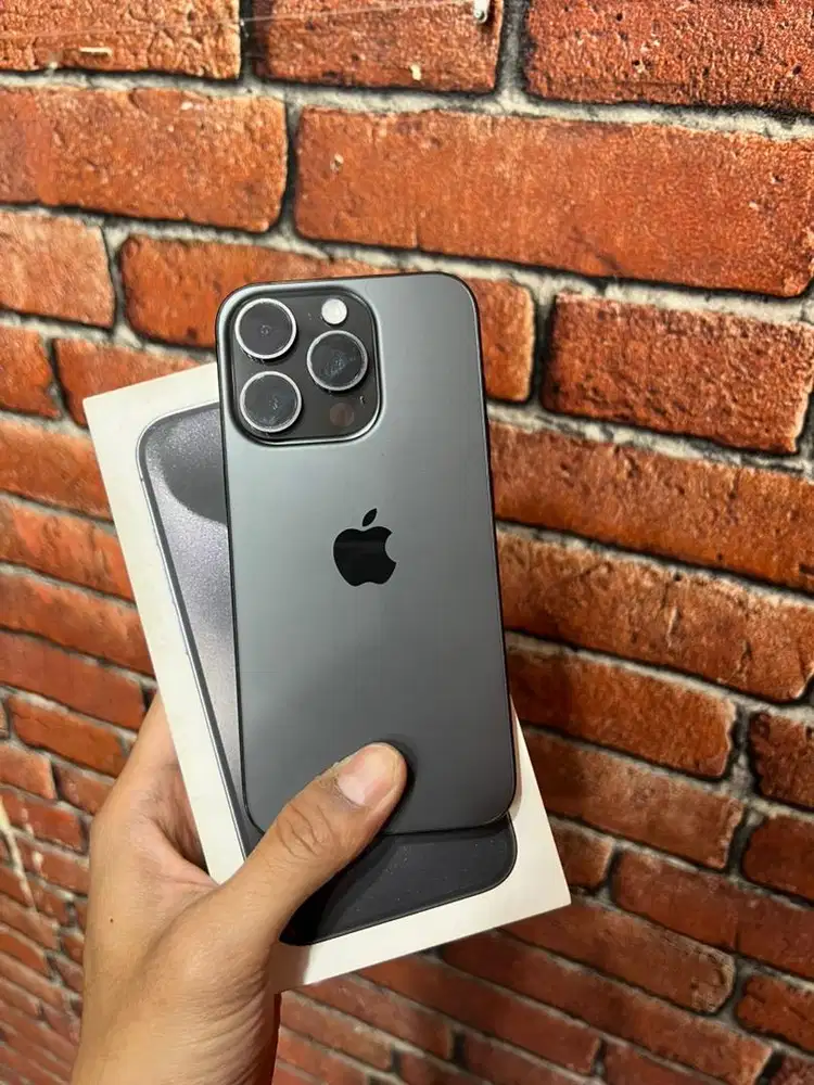 iphone 15 pro 128 black second