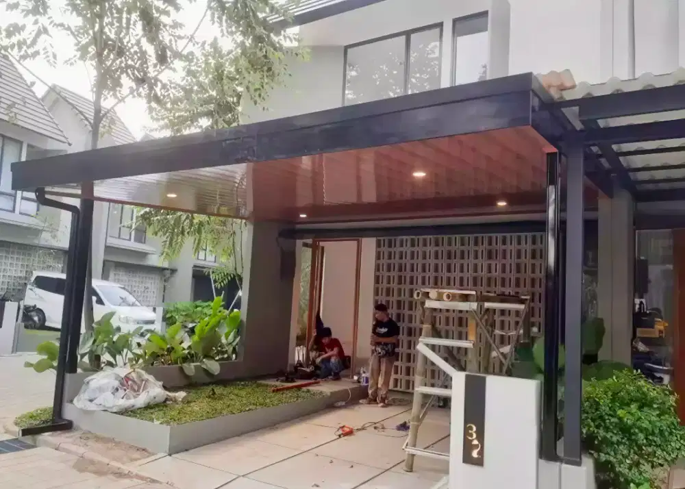 Pasang kanopi plafon PVC