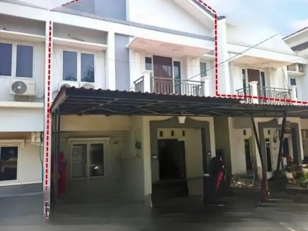Dijual rumah via lelang 2 lantai di Kab. Tangerang