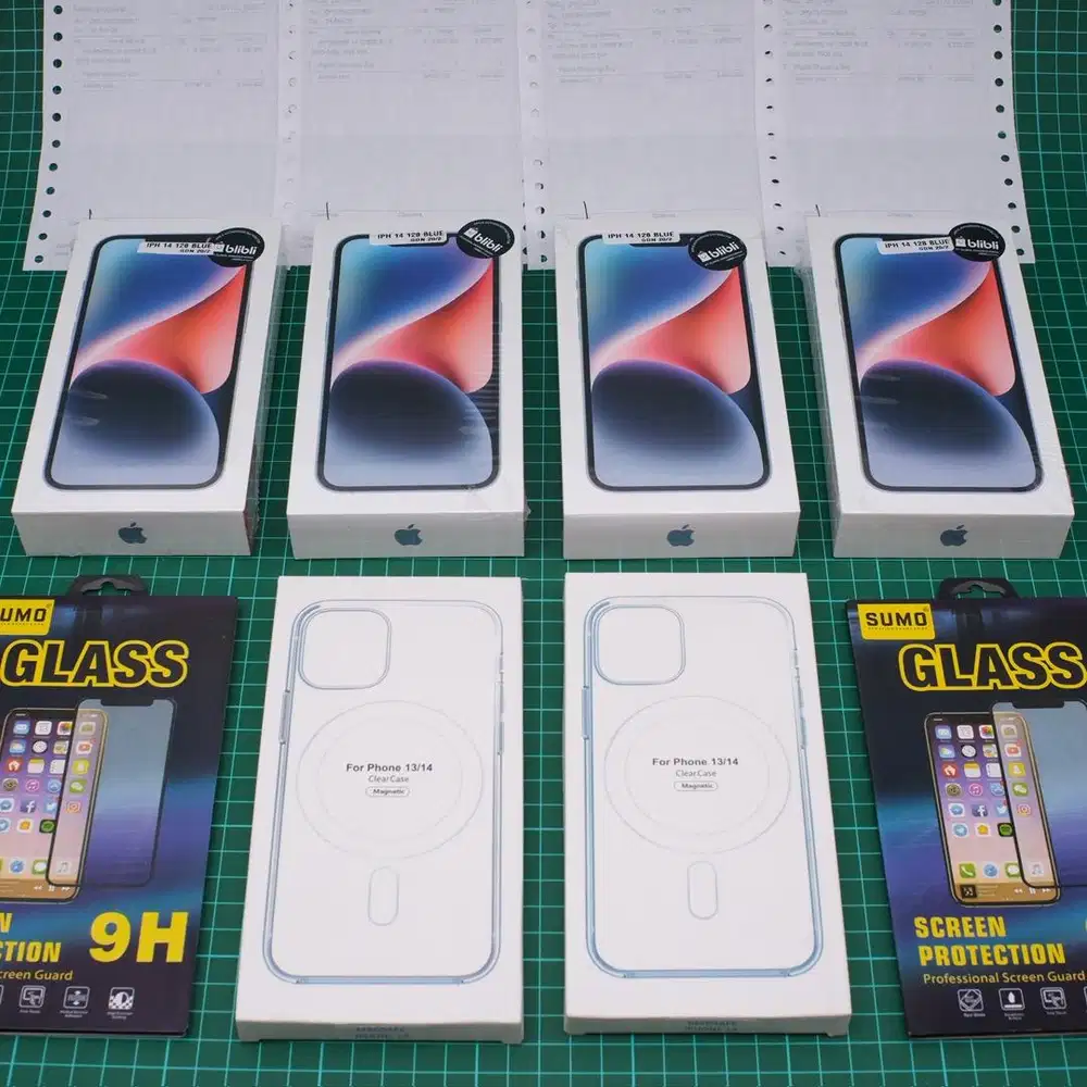 Iphone 14 128gb Blue Biru Garansi Resmi BliBli Gdn Ibox segel box baru