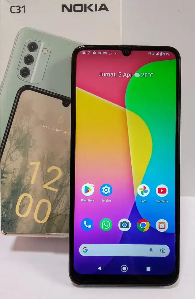 Nokia android C31 Ram 4/64 Mulus