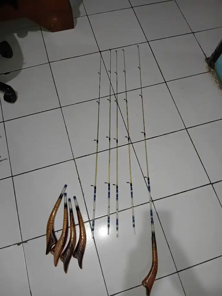 Dijual 5 buah joran pancing 185 rb nego