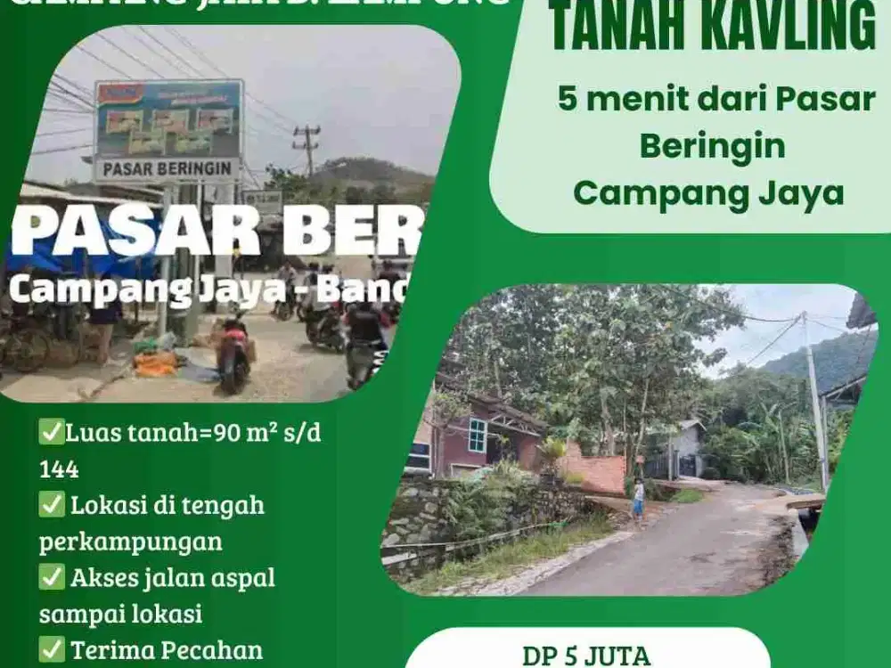 tanah kavling kota bandar lampung dekat pasar beringin