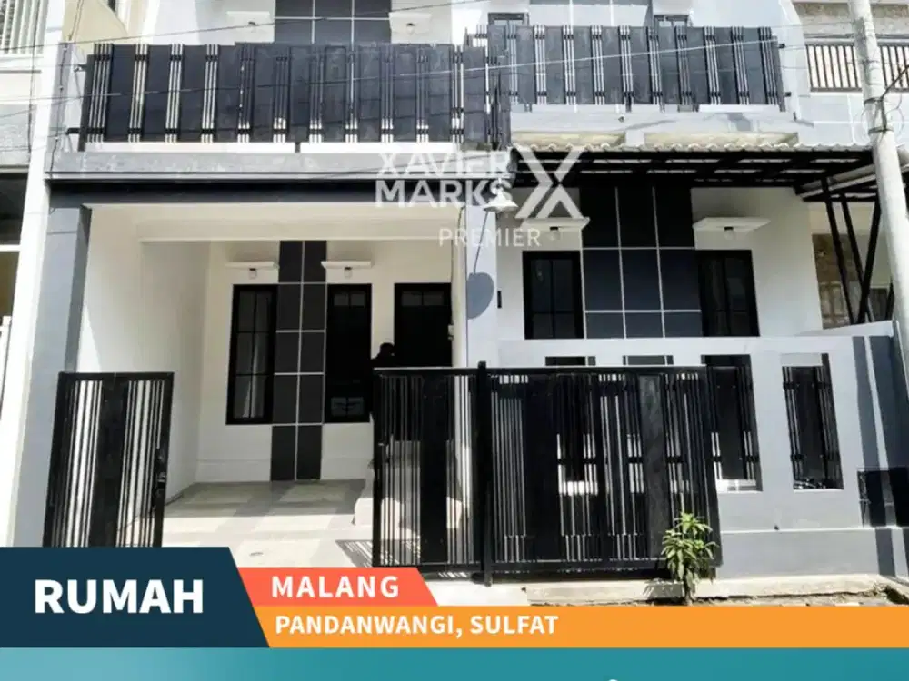 Dijual Rumah Semi Furnish Bangunan Baru di Pandanwangi Malang