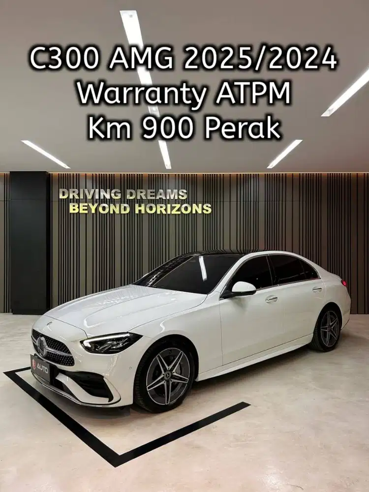Mercedes Benz C300 AMG 2025 Mercy Km900perak Putih Nik 2024 D1123ALX