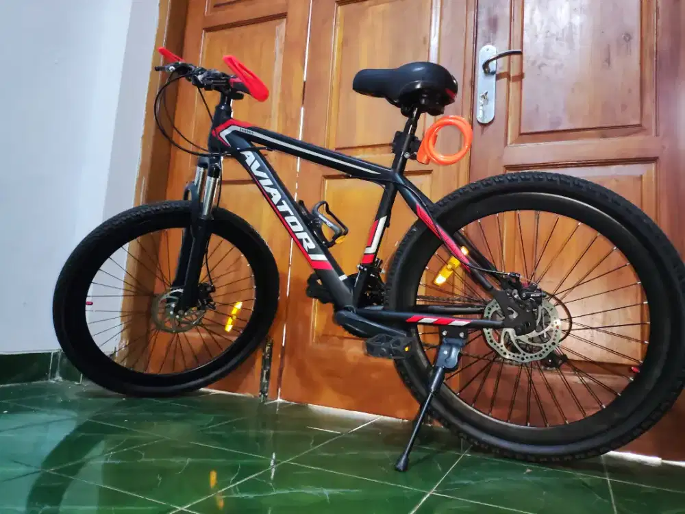 Sepeda MTB 26 Inch Velg Tinggi BONUS