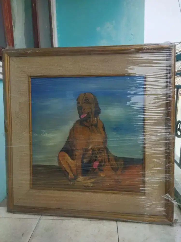 Lukisan Anjing jadul