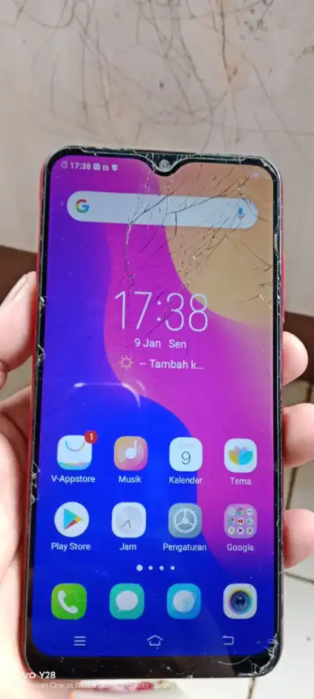 Vivo  y91c    2/32  mnus retak normal smua orian