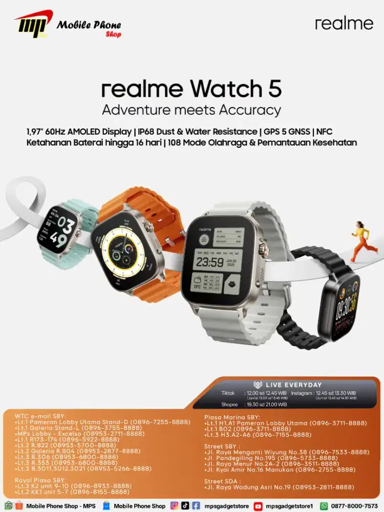 Smartwatch Realme watch 5