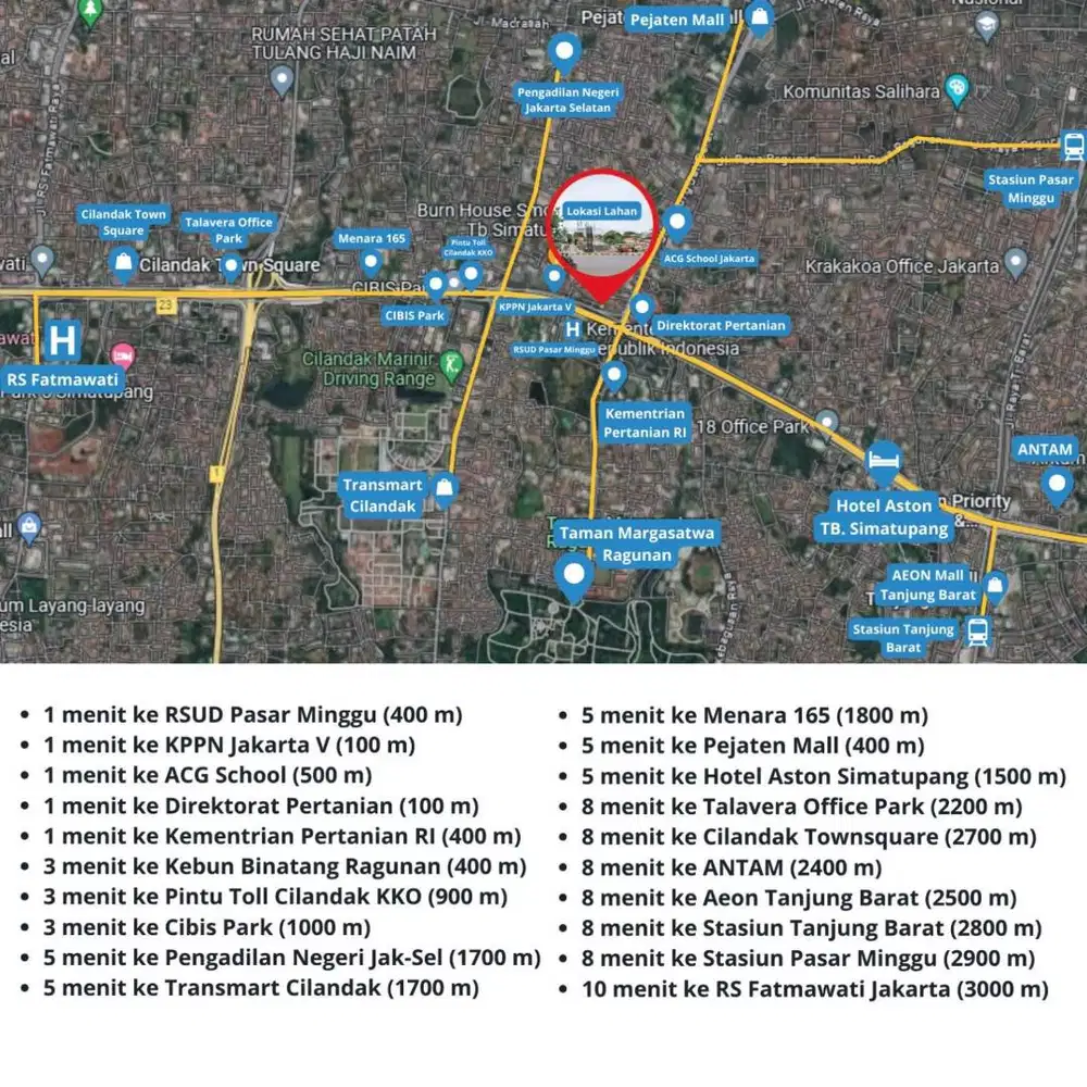 TANAH STRATEGIS JAKARTA SELATAN