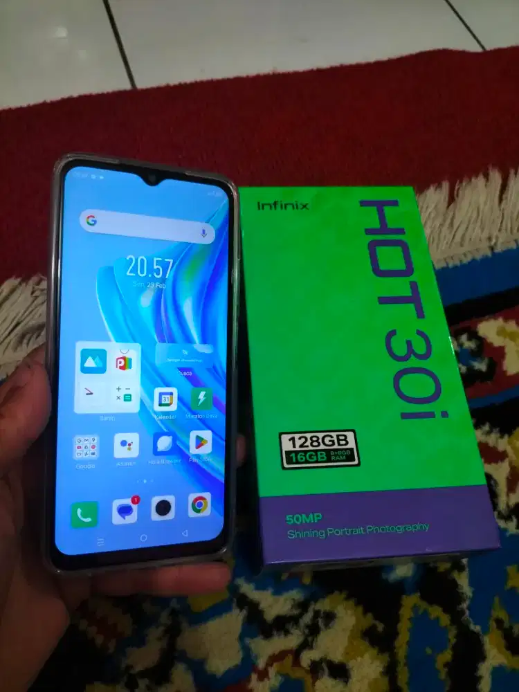 Infinix hot 30i 8+8/128 lengkap