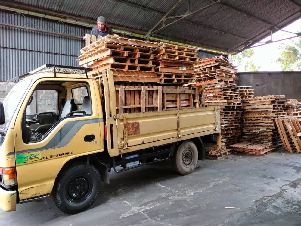 Palet kayu siap antar ready