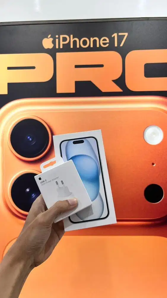 IPHONE 15 128GB GARANSI TAM RESMI FREE ADAPTER ORIGINAL