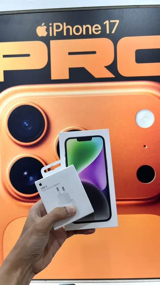 IPHONE 14 128GB FREE ADAPTER ORIGINAL GARANSI TAM RESMI