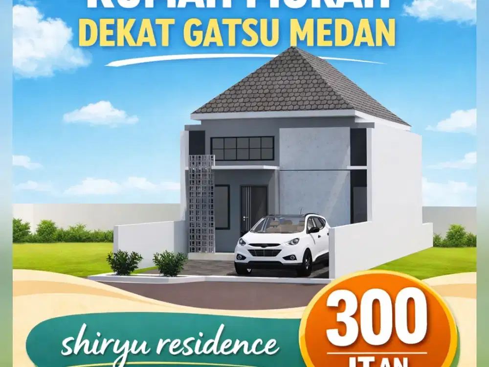 rumah dijual dekat gatsu medan