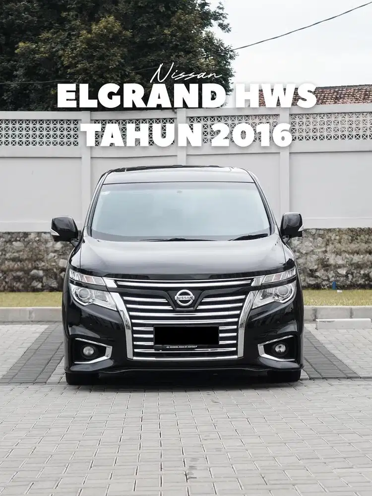 Nissan ELGRAND 2.5L HWS V6 AT Automatic 2016