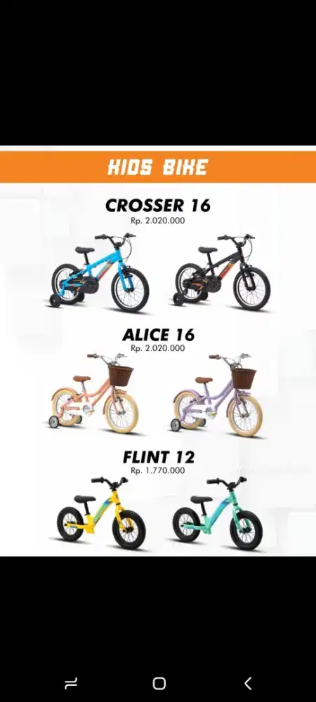 Sepeda anak promo