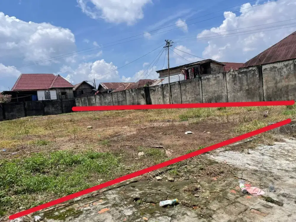 Jual Tanah Plaju Palembang jl silaberanti