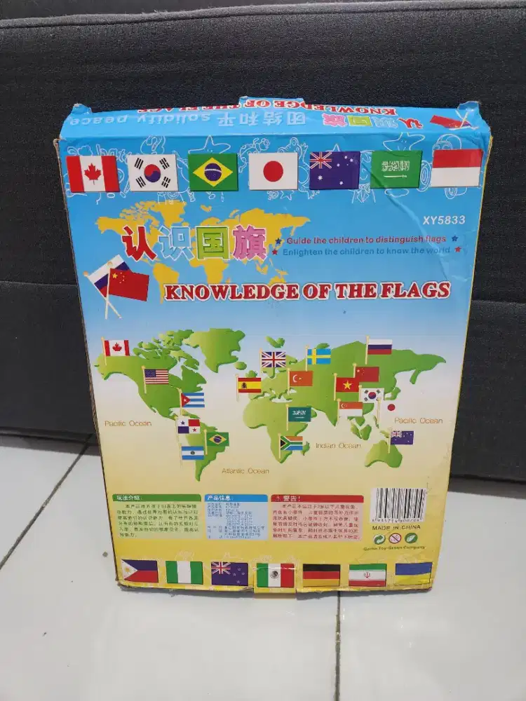 Mainan mengenal negara dunia