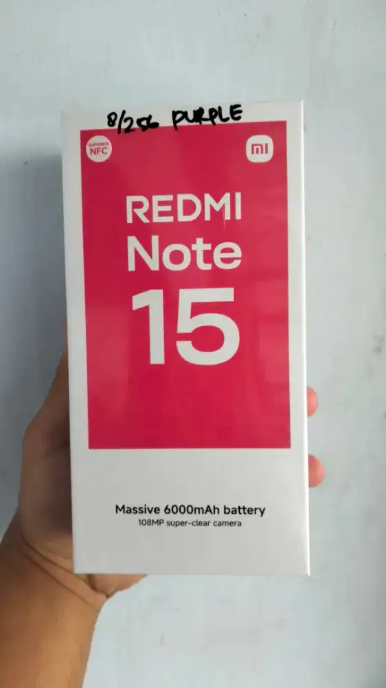 Xiaomi redmi note 15 (8/256) new spesial promo