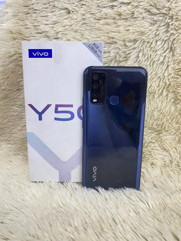 Vivo Y50 ram 8/128 Black fulsett original #3Gcom
