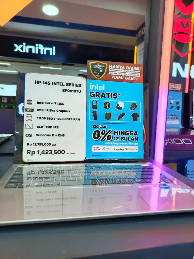 HP 14 s intel series intel core i7