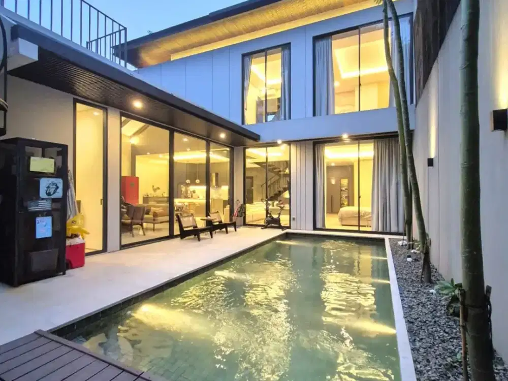 Dijual Rumah Mewah Fully Furnish Dengan Swimming Pool Premium Area di Bintaro Jaya 9 Lokasi Strategis Masjid raya bintaro, fresh market, rs. premier b