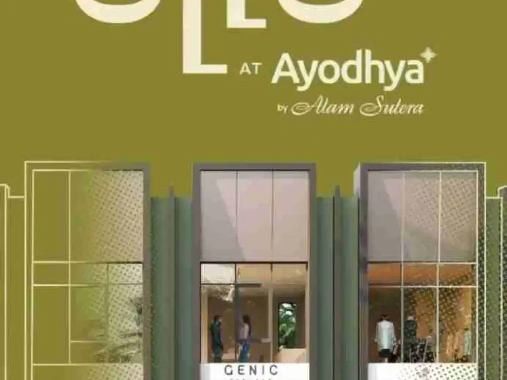 Miliki Ruko 2 lantai lokasi Ayodhya kota Tangerang by Alam sutera