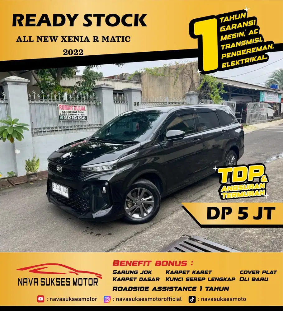 TDP 5 JUTA - XENIA R MATIC 2022