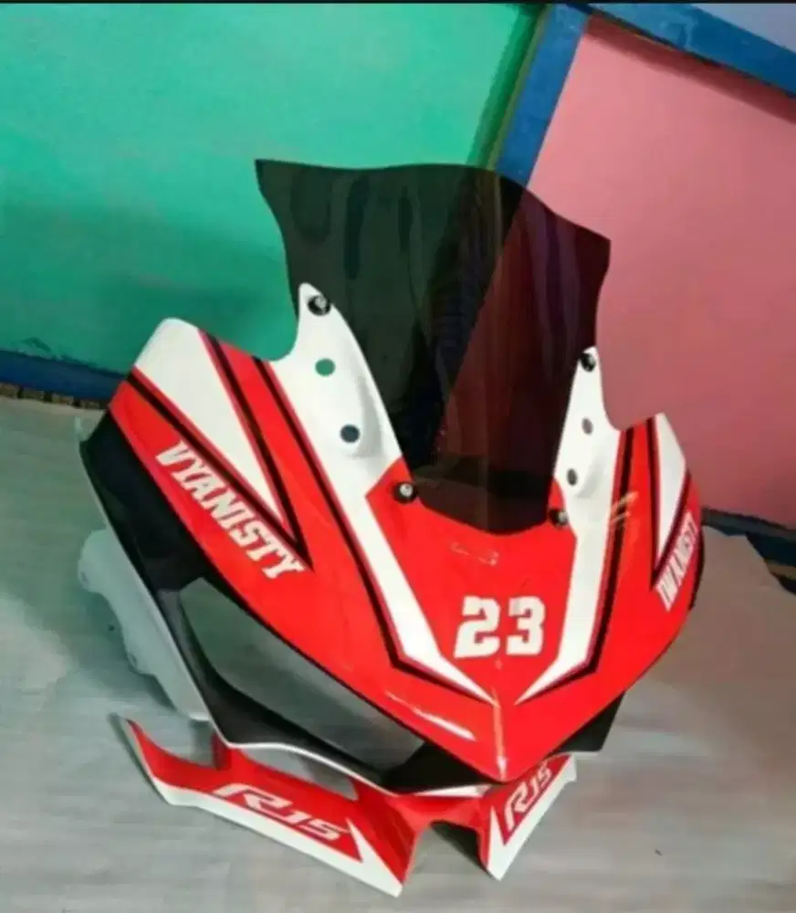 Batok + Ekor + Cover Tank R15 V2, belum pernah dipakai